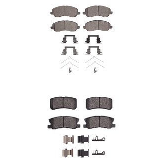 R1 Concepts® - Optimum OEp Front and Rear Brake Pad Set