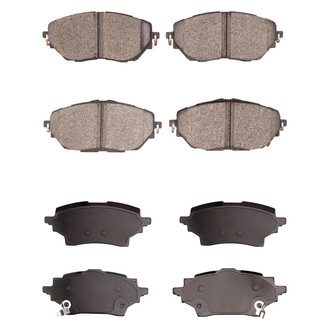 R1 Concepts® - Optimum OEp Front and Rear Brake Pad Set