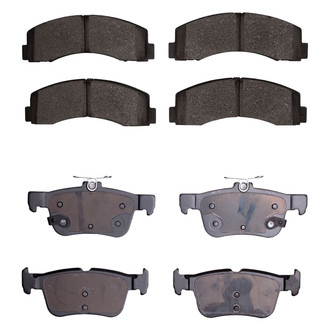 R1 Concepts® - Optimum OEp Front and Rear Brake Pad Set