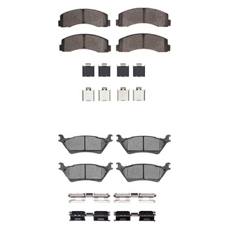 R1 Concepts® - Optimum OEp Front and Rear Brake Pad Set