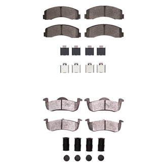 R1 Concepts® - Optimum OEp Front and Rear Brake Pad Set