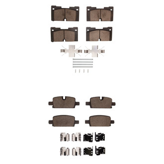 R1 Concepts® - Optimum OEp Front and Rear Brake Pad Set