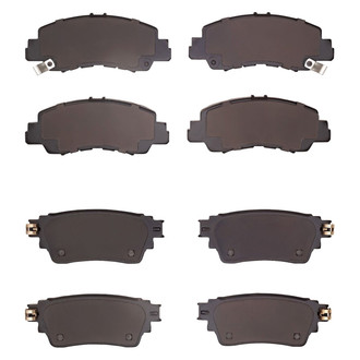 R1 Concepts® - Optimum OEp Front and Rear Brake Pad Set