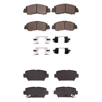 R1 Concepts® - Optimum OEp Front and Rear Brake Pad Set