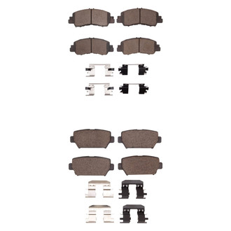 R1 Concepts® - Optimum OEp Front and Rear Brake Pad Set