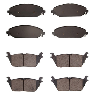 R1 Concepts® - Optimum OEp Front and Rear Brake Pad Set