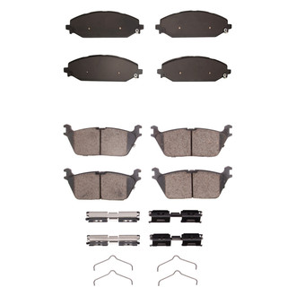 R1 Concepts® - Optimum OEp Front and Rear Brake Pad Set