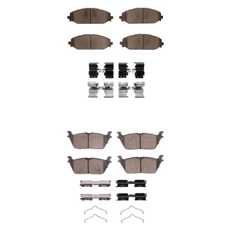 R1 Concepts® - Optimum OEp Front and Rear Brake Pad Set