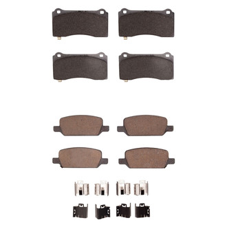 R1 Concepts® - Optimum OEp Front and Rear Brake Pad Set