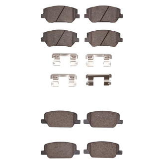 R1 Concepts® - Optimum OEp Front and Rear Brake Pad Set