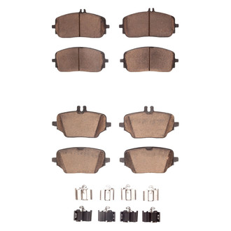 R1 Concepts® - Optimum OEp Front and Rear Brake Pad Set