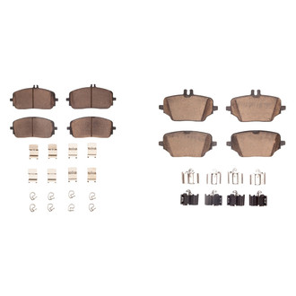 R1 Concepts® - Optimum OEp Front and Rear Brake Pad Set