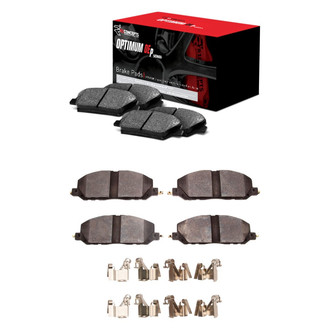 R1 Concepts® - Optimum OEp Front and Rear Brake Pad Set