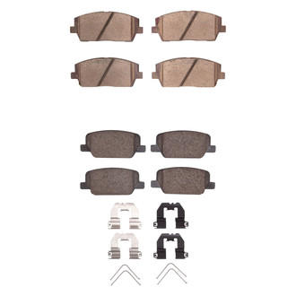 R1 Concepts® - Optimum OEp Front and Rear Brake Pad Set