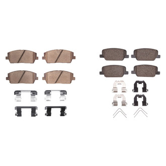 R1 Concepts® - Optimum OEp Front and Rear Brake Pad Set