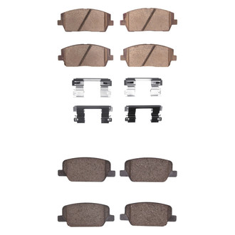 R1 Concepts® - Optimum OEp Front and Rear Brake Pad Set