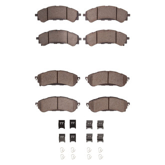 R1 Concepts® - Optimum OEp Front and Rear Brake Pad Set