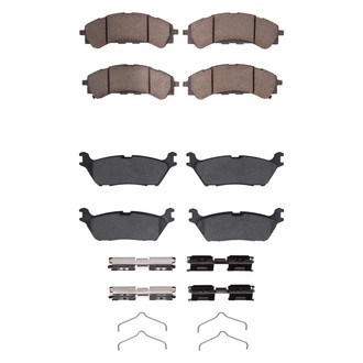 R1 Concepts® - Optimum OEp Front and Rear Brake Pad Set