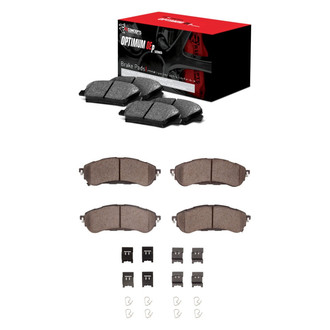 R1 Concepts® - Optimum OEp Front and Rear Brake Pad Set
