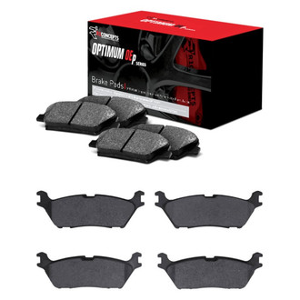 R1 Concepts® - Optimum OEp Front and Rear Brake Pad Set