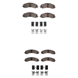 R1 Concepts® - Optimum OEp Front and Rear Brake Pad Set