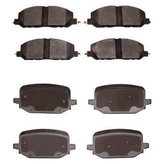 R1 Concepts® - Optimum OEp Front and Rear Brake Pad Set