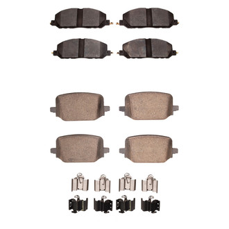 R1 Concepts® - Optimum OEp Front and Rear Brake Pad Set