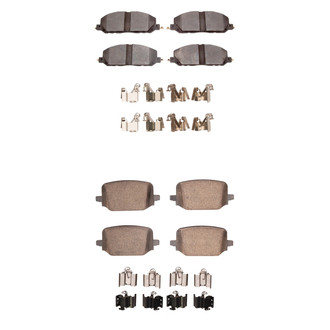 R1 Concepts® - Optimum OEp Front and Rear Brake Pad Set