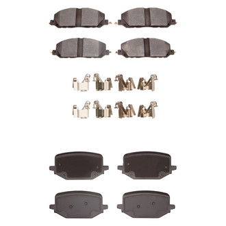R1 Concepts® - Optimum OEp Front and Rear Brake Pad Set