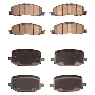 R1 Concepts® - Optimum OEp Front and Rear Brake Pad Set