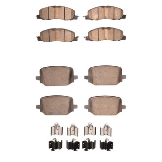 R1 Concepts® - Optimum OEp Front and Rear Brake Pad Set