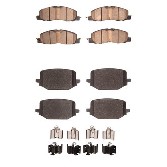 R1 Concepts® - Optimum OEp Front and Rear Brake Pad Set