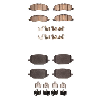 R1 Concepts® - Optimum OEp Front and Rear Brake Pad Set