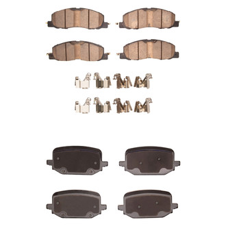 R1 Concepts® - Optimum OEp Front and Rear Brake Pad Set