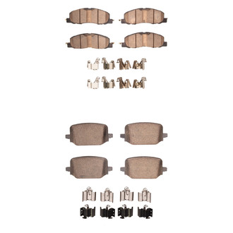 R1 Concepts® - Optimum OEp Front and Rear Brake Pad Set
