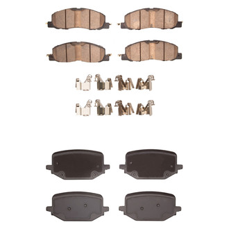 R1 Concepts® - Optimum OEp Front and Rear Brake Pad Set