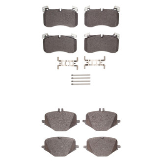 R1 Concepts® - Optimum OEp Front and Rear Brake Pad Set