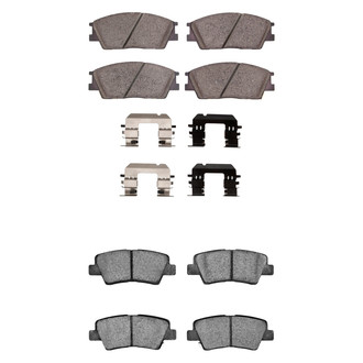 R1 Concepts® - Optimum OEp Front and Rear Brake Pad Set