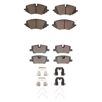 R1 Concepts® - Optimum OEp Front and Rear Brake Pad Set