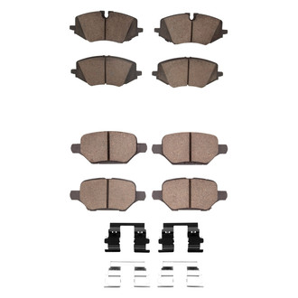 R1 Concepts® - Optimum OEp Front and Rear Brake Pad Set