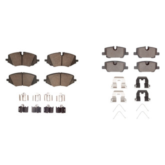 R1 Concepts® - Optimum OEp Front and Rear Brake Pad Set