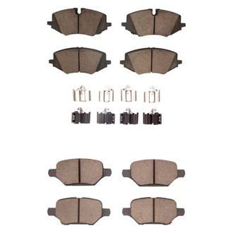 R1 Concepts® - Optimum OEp Front and Rear Brake Pad Set