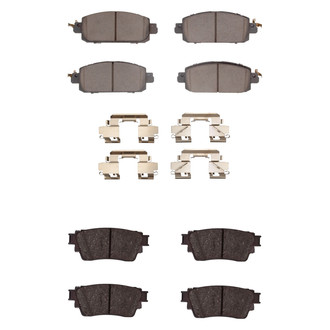 R1 Concepts® - Optimum OEp Front and Rear Brake Pad Set