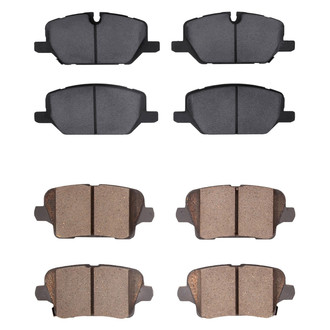 R1 Concepts® - Optimum OEp Front and Rear Brake Pad Set