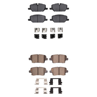 R1 Concepts® - Optimum OEp Front and Rear Brake Pad Set