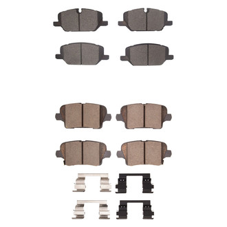 R1 Concepts® - Optimum OEp Front and Rear Brake Pad Set