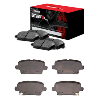 R1 Concepts® - Optimum OEp Front and Rear Brake Pad Set