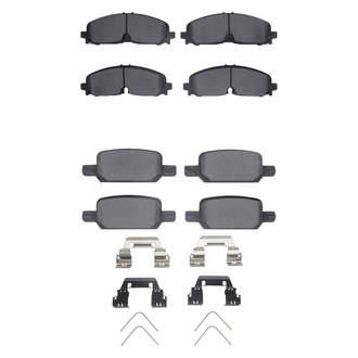 R1 Concepts® - Optimum OEp Front and Rear Brake Pad Set