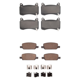 R1 Concepts® - Optimum OEp Front and Rear Brake Pad Set