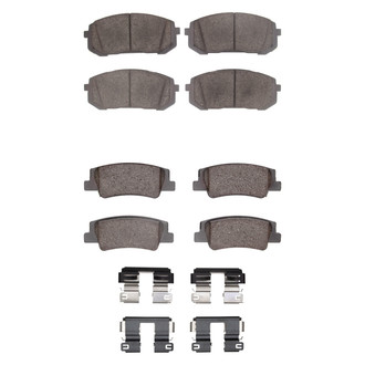 R1 Concepts® - Optimum OEp Front and Rear Brake Pad Set